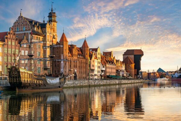 Fallegar tennur Gdansk Harbor